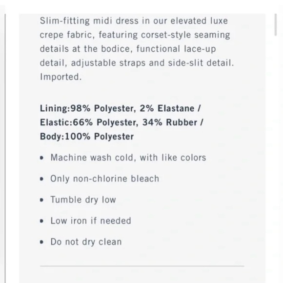 Abercrombie and Fitch dress size SP - Picture 8 of 8